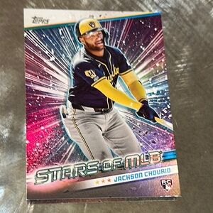 Topps Stars of MLB Card with Vibrant Colors